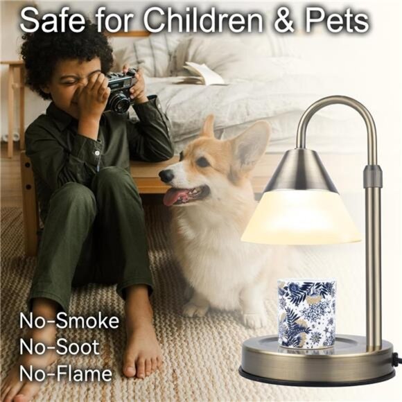 Dimmable Candle Warmer Lamp with Timmer, Candle Melter - Picture 5 of 8